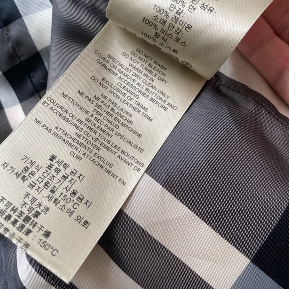 Burberry Prorsum Leather Trimmed Trench Sz6 - Picture 5 of 13